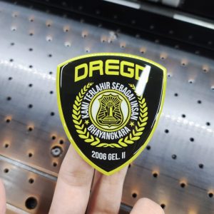 Stiker Timbul Meteran