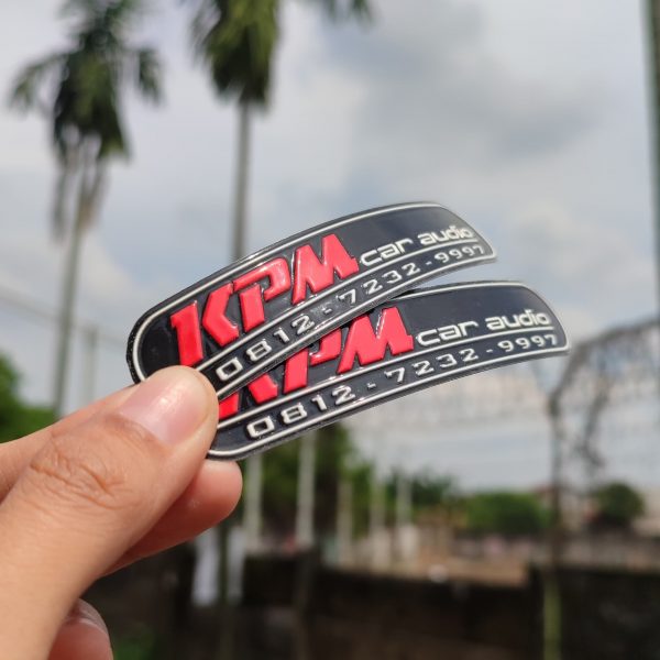 Stiker Emboss
