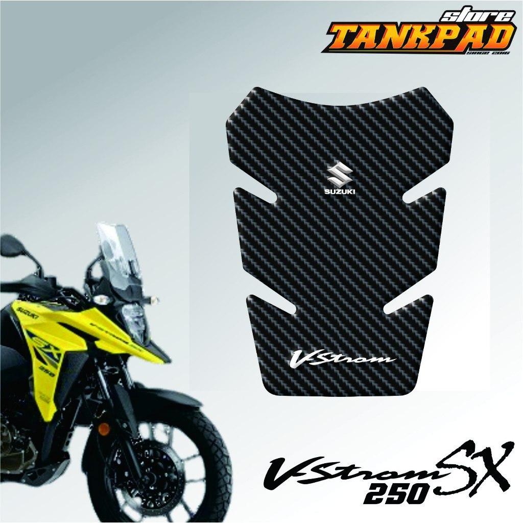 Emblem Stiker Timbul Tankpad Suzuki Vstrom 250 SX Daya Rekat Kuat Tahan Cuaca - Gambar 2