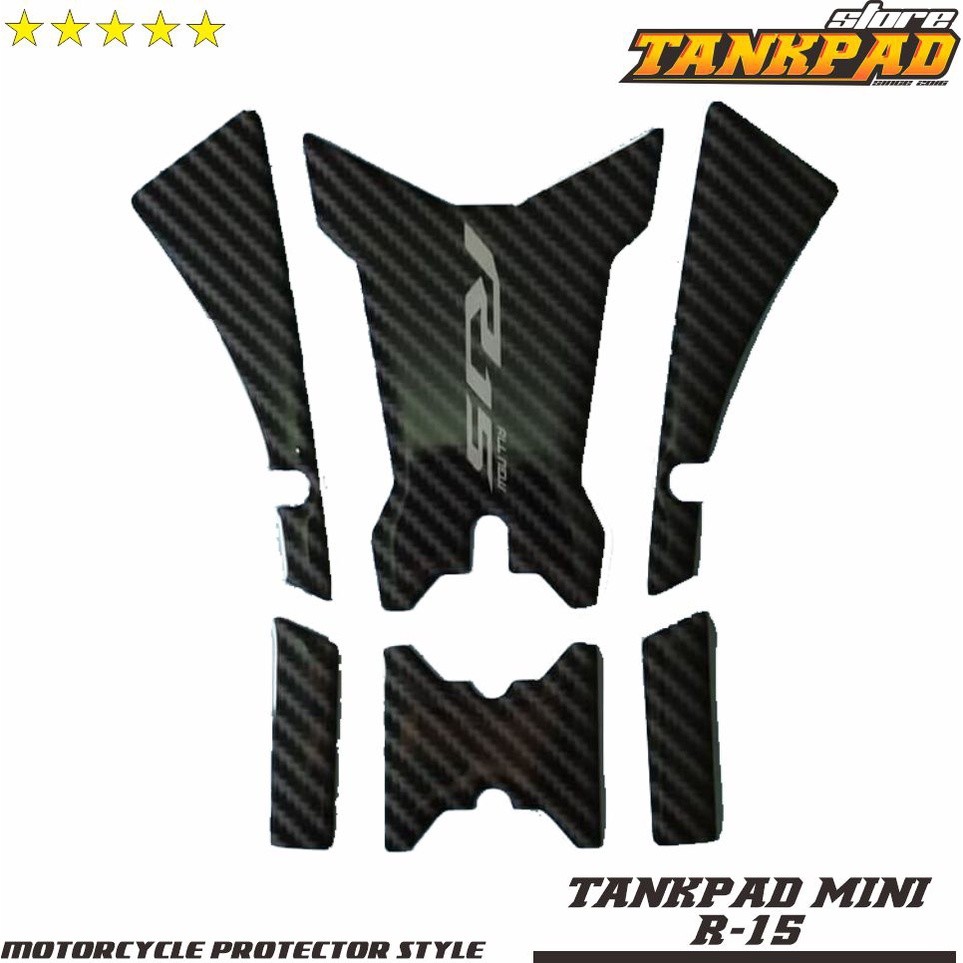 Stiker Timbul Tankpad All New R15 V3 Stiker Khusus Otomotif - Gambar 3