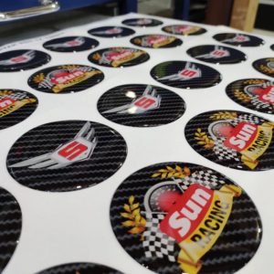 Cetak Stiker Timbul Desain Bebas Custom Lembar A4 A3 Bukan Satuan Bahan Vinyl Khusus Otomotif