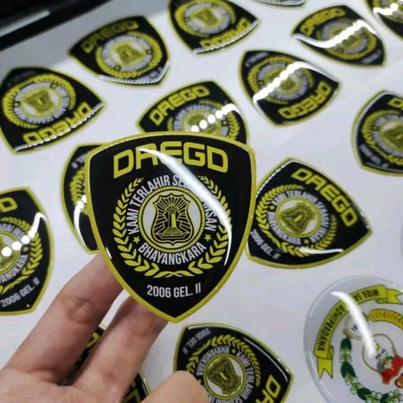 Cetak Stiker Timbul Desain Bebas Custom Lembar A4 A3 Bukan Satuan Bahan Vinyl Khusus Otomotif - Gambar 2